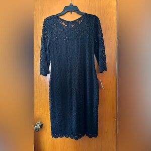 Connected Apparel Lace Cocktail Dress, Size 6